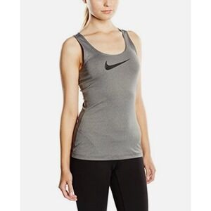 Nike Pro Racerback Tank Top Gray Black